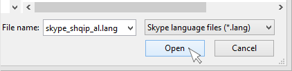 Load Skype Language File...